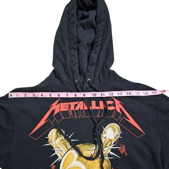 Metallica Damage Inc Tour 1986 Black Pullover Hoodie - Picture 9 of 11